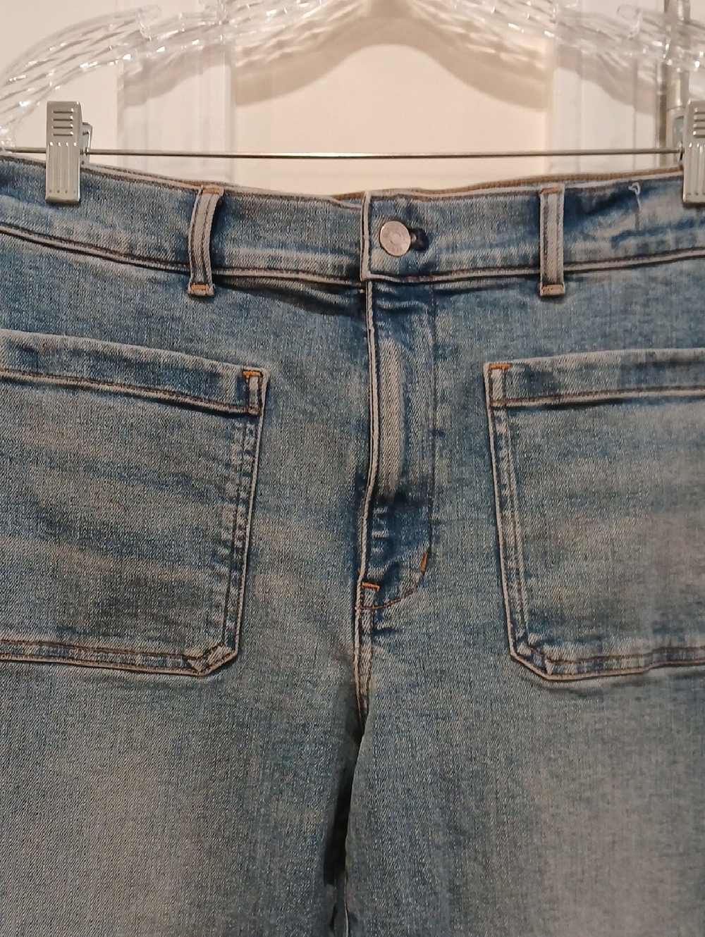 Madewell Emmet Wide Leg Jeans Patch Pocket Edition Atlin Wash Size 30 - Picture 3 of 8
